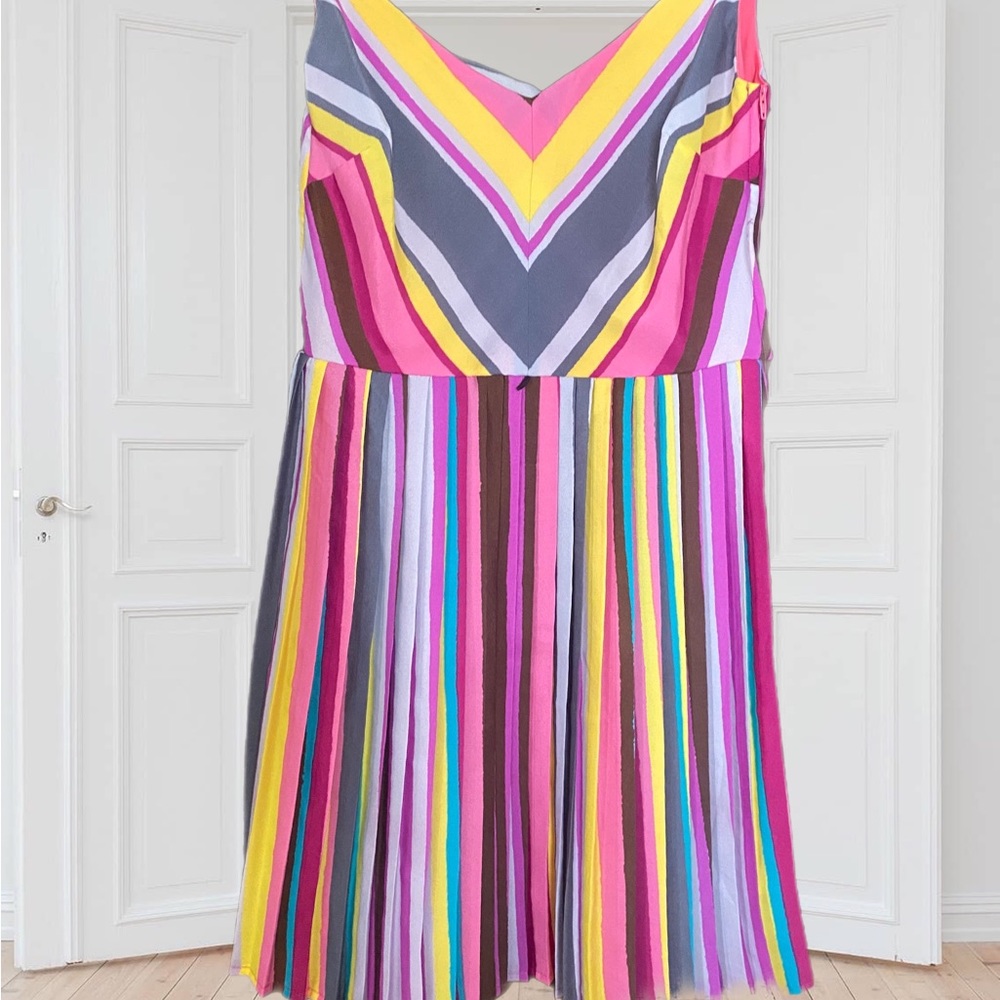Colorful Pleated Dress | As U Wish | Size Small